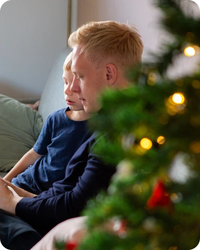 et billede af julemandens posthus' julebrev sendt fra julemanden til den du holder af